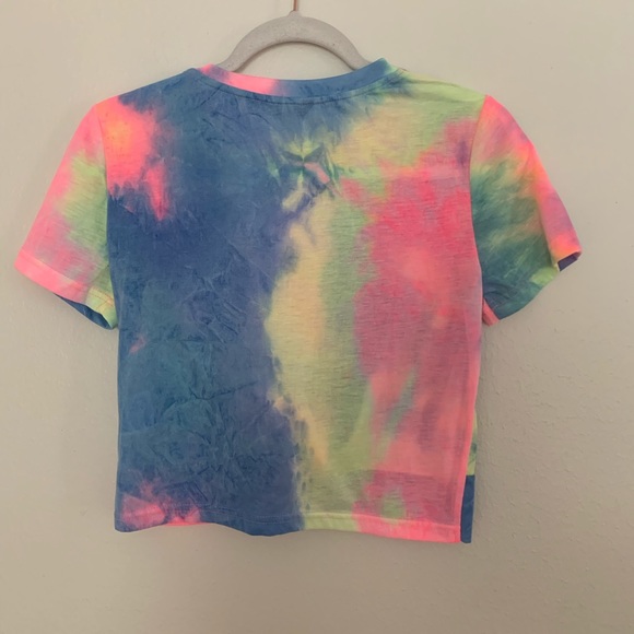 Shein tie dyed crop top - Picture 2 of 3